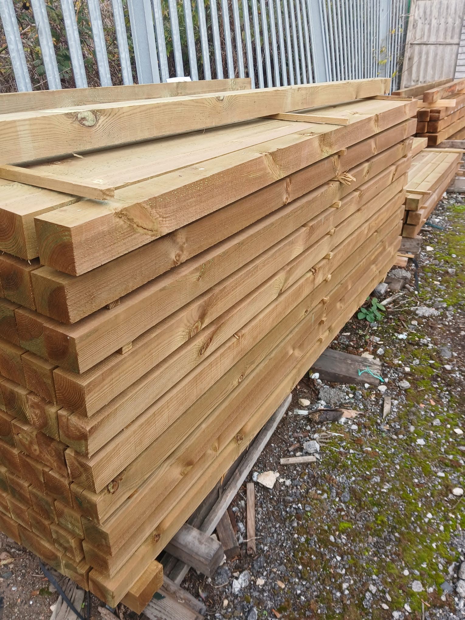 Timber stacks